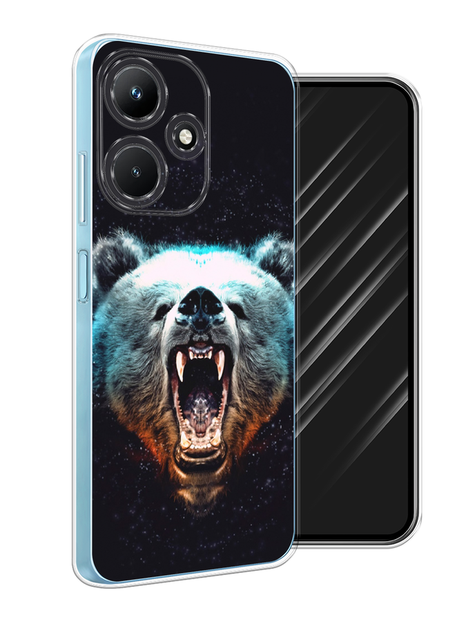 

Чехол Awog на Infinix Hot 30i "Медведь", 3104150-2