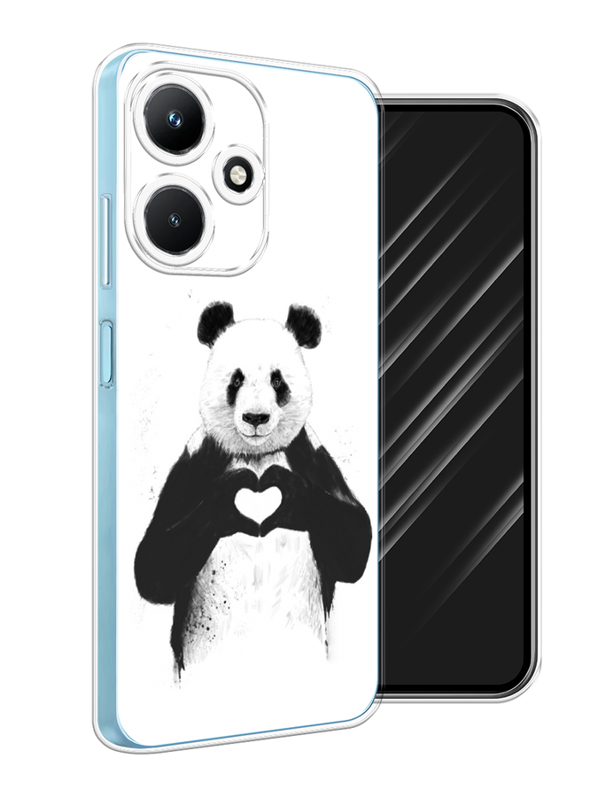 

Чехол Awog на Infinix Hot 30i "Панда love", 3104150-10