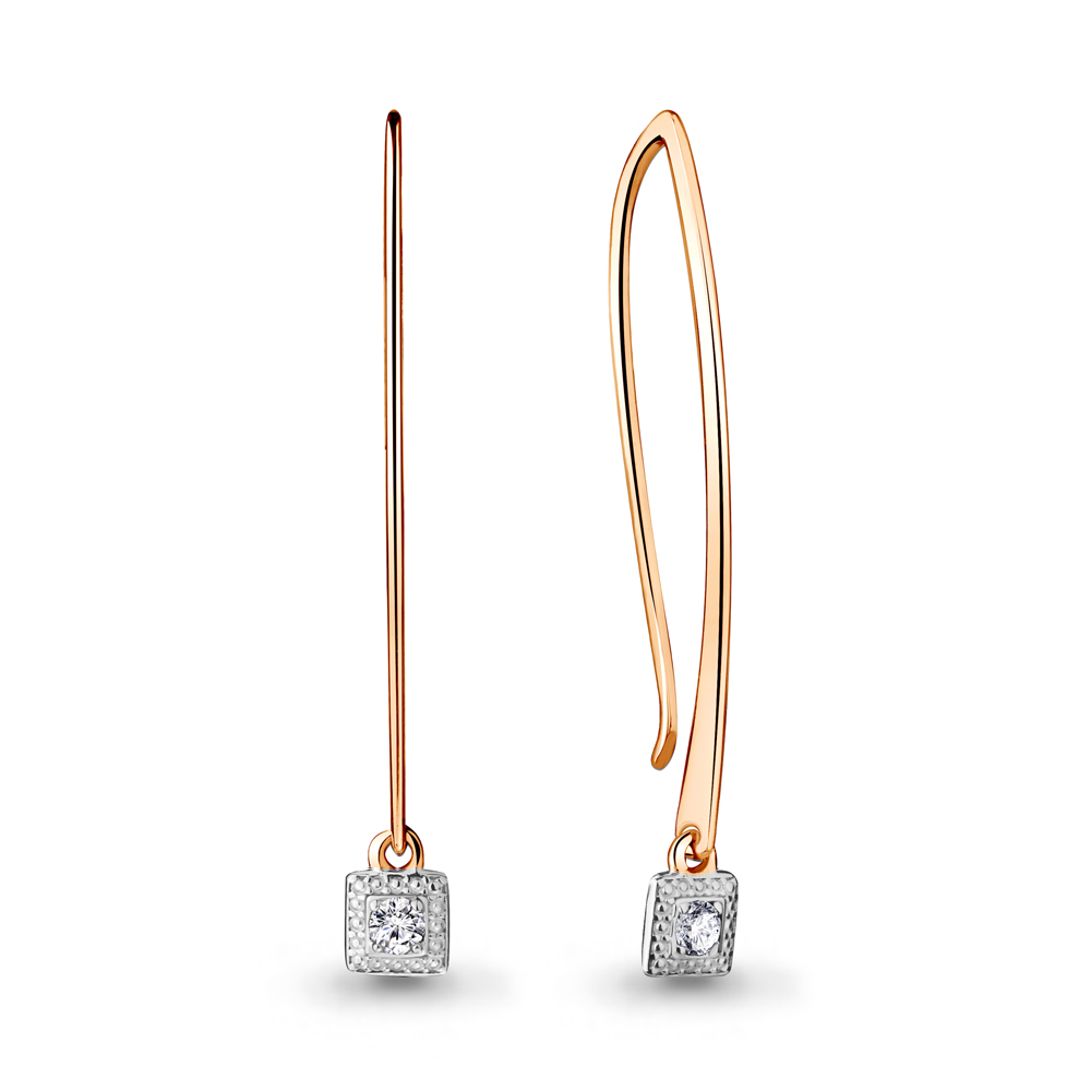 

Серьги из красного золота с бриллиантом Aquamarine Aquamarine 942475к_585_кз, 942475к_585_кз