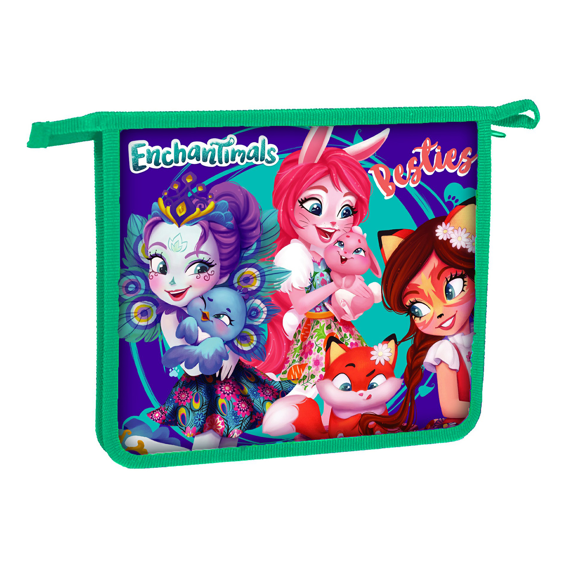 

Папка Centrum Enchantimals на молнии А5, Разноцветный