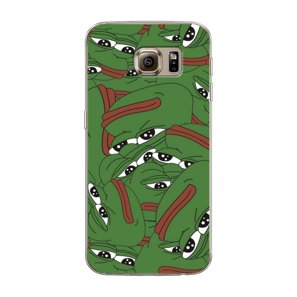 

Чехол Awog на Samsung Galaxy S6 "Печальный frog", Зеленый;белый, 24350-9