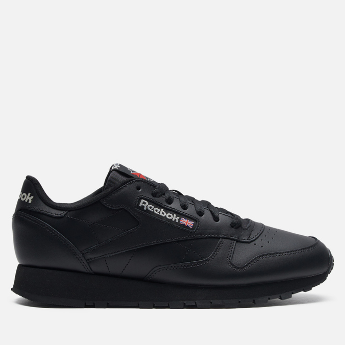 фото Кроссовки reebok classic leather черные 50 eu