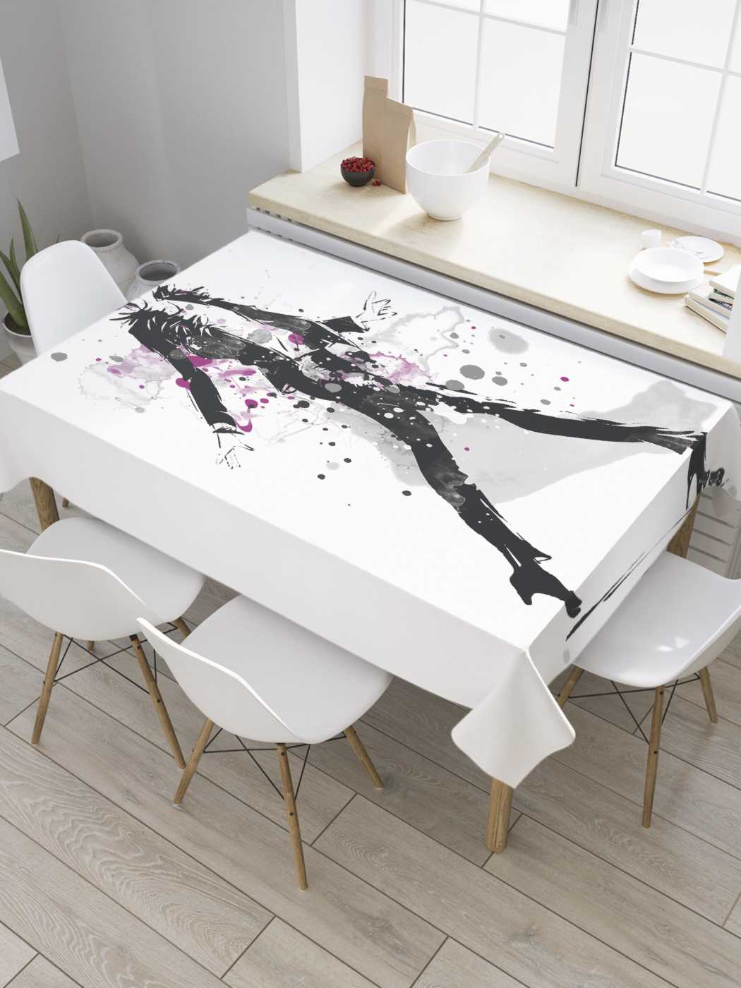 

Скатерть прямоугольная JoyArty "Длинноногая девушка" из сатена, 120x145 см, Белый, Длинноногая девушка