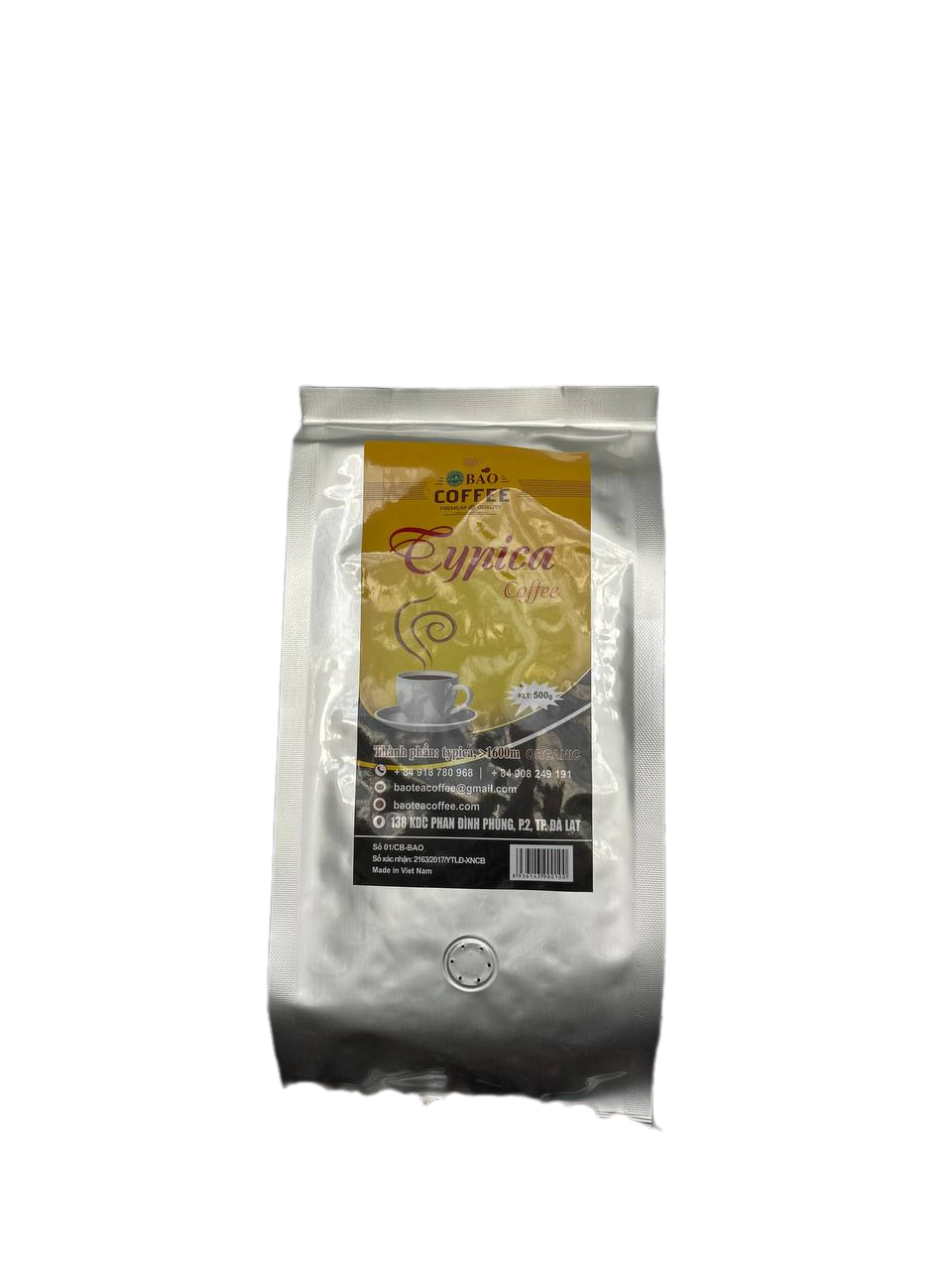 Кофе вьетнамский в зернах BAO COFFEE Typica (Типика), 500 г