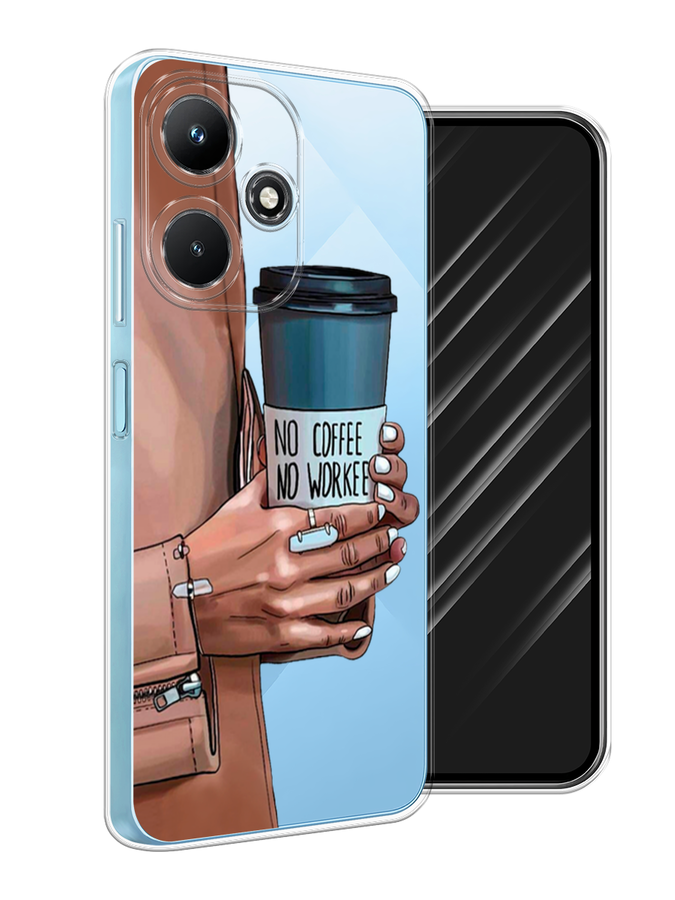 

Чехол Awog на Infinix Hot 30i "No coffee", 3104150-7