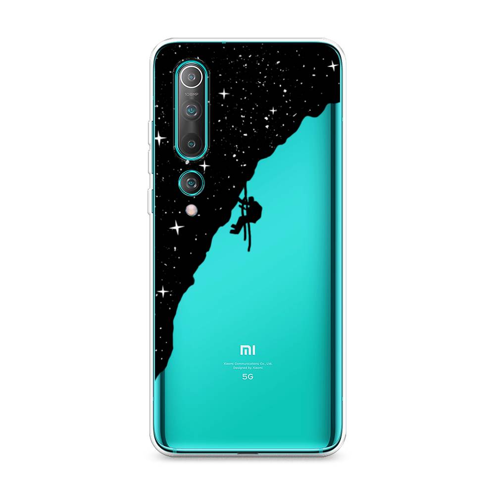 

Силиконовый чехол Awog "Скалолаз в космосе" для Xiaomi Mi 10 Pro, Прозрачный, 37850-4