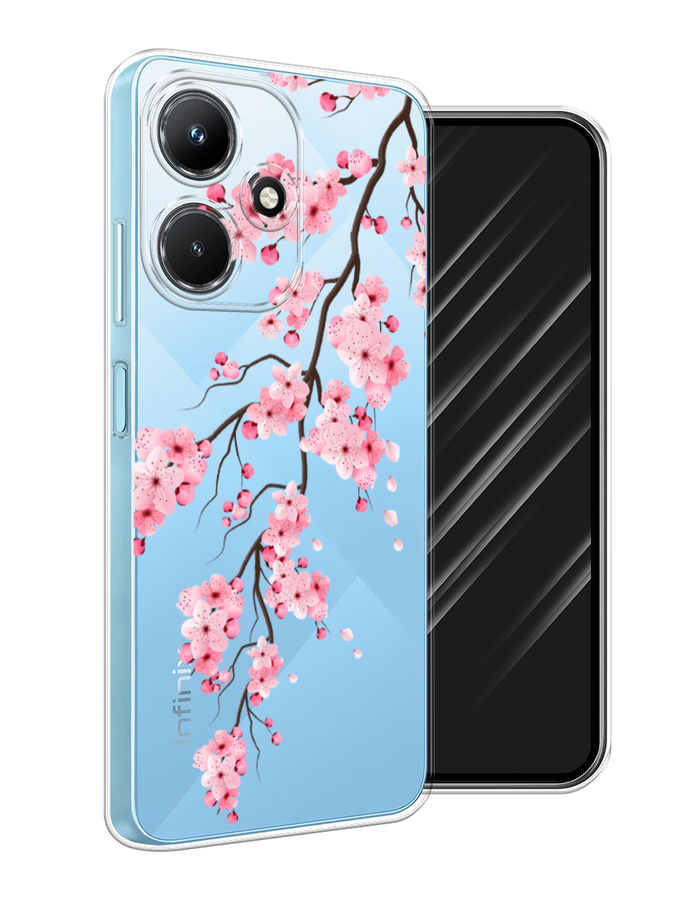 

Чехол Awog на Infinix Hot 30i "Розовая сакура", Розовый;белый;коричневый, 3104150-8