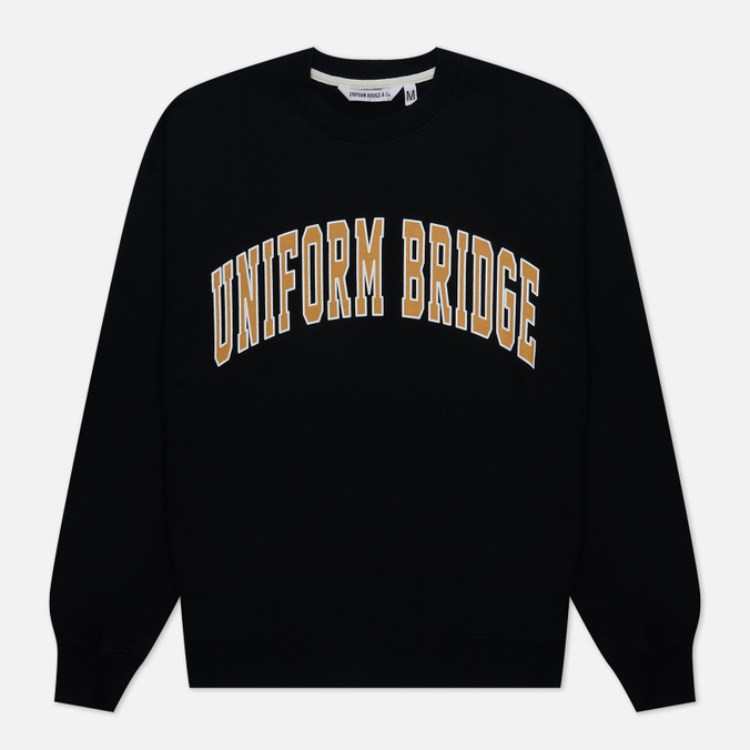 

Мужская толстовка Uniform Bridge VTG Arch Logo Crew Neck чёрный, Размер L, Черный, VTG Arch Logo Crew Neck