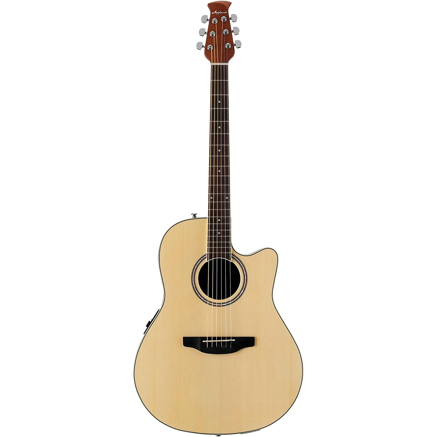 фото Электроакустическая гитара ovation applause ab24ii-4s balladeer mid cutaway natural satin