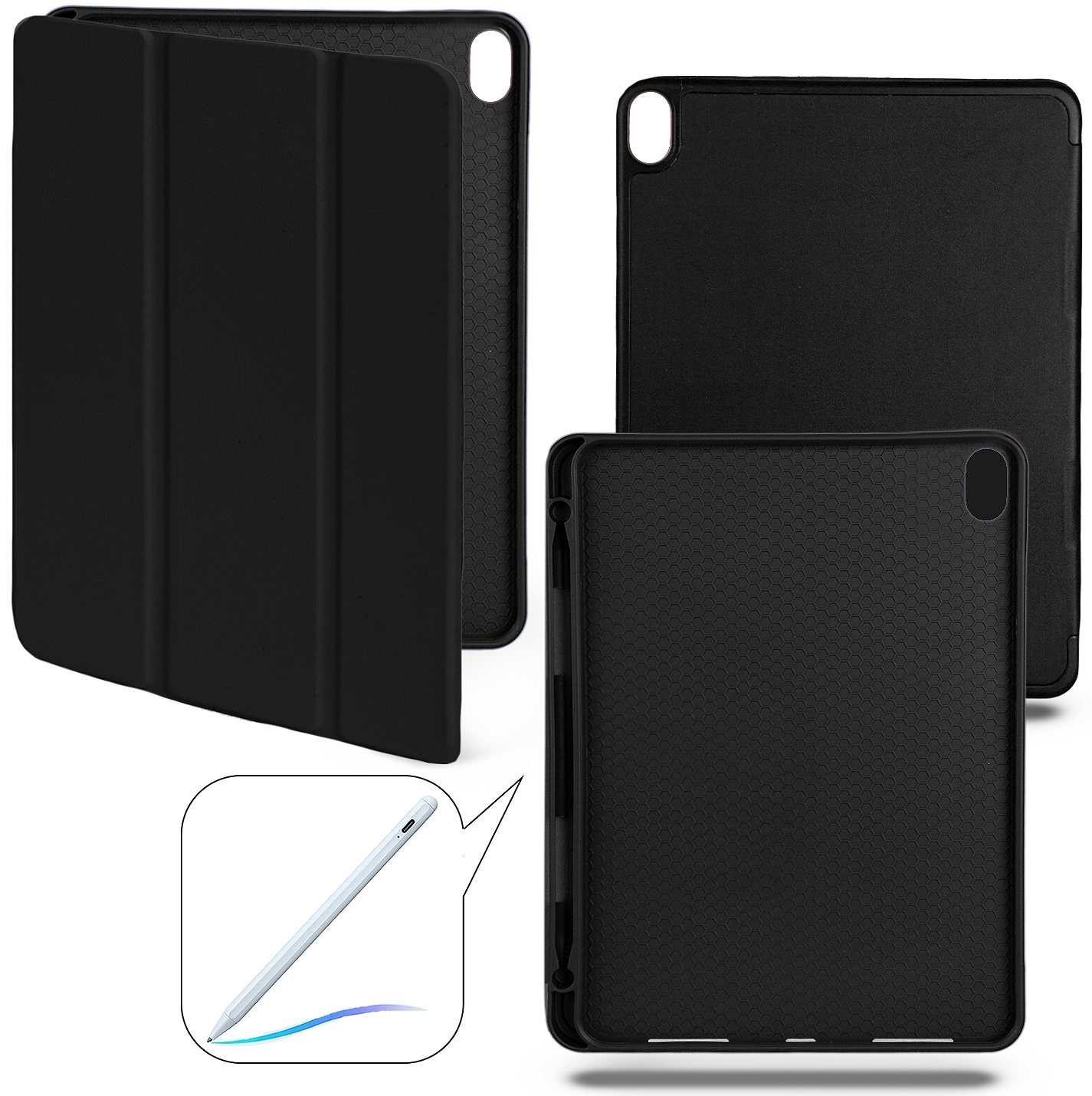 

Чехол-книжка для Apple iPad 10 (2022) 10.9" Smart Case (Pencil) black (Черный)