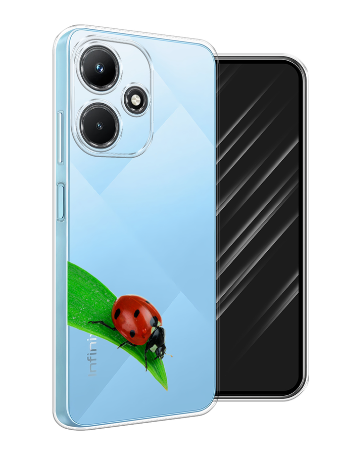 

Чехол Awog на Infinix Hot 30i "На счастье", Белый;красный;зеленый, 3104150-1