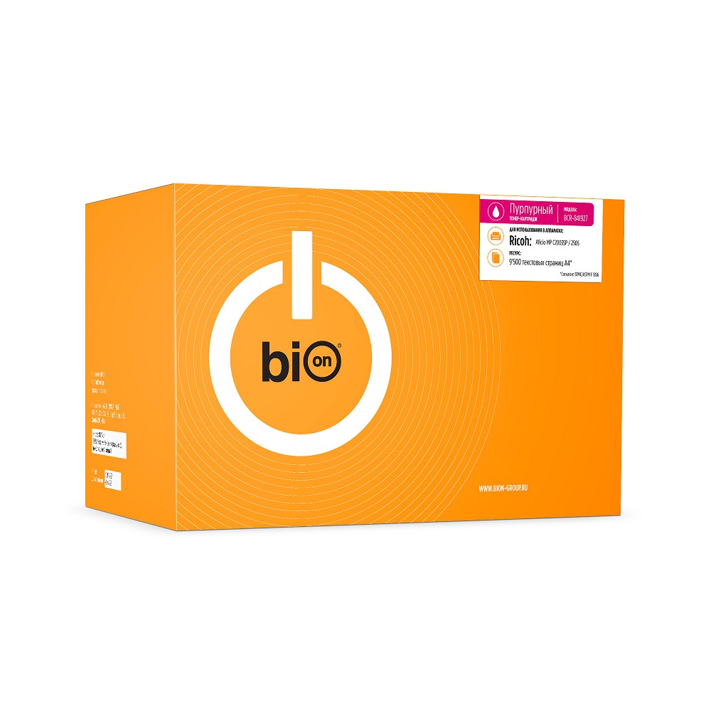 

Тонер Bion BCR-841927, Пурпурный