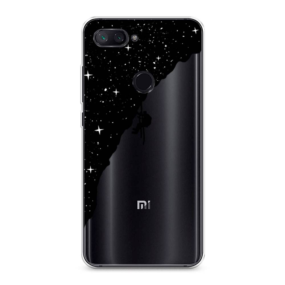 

Чехол Awog на Xiaomi Mi 8 Lite "Скалолаз в космосе", Разноцветный, 34550-4