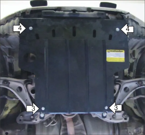 

Усилен защита картера двигат,КПП д/Toyota Probox/succeed универсал 2002-2014, 02522
