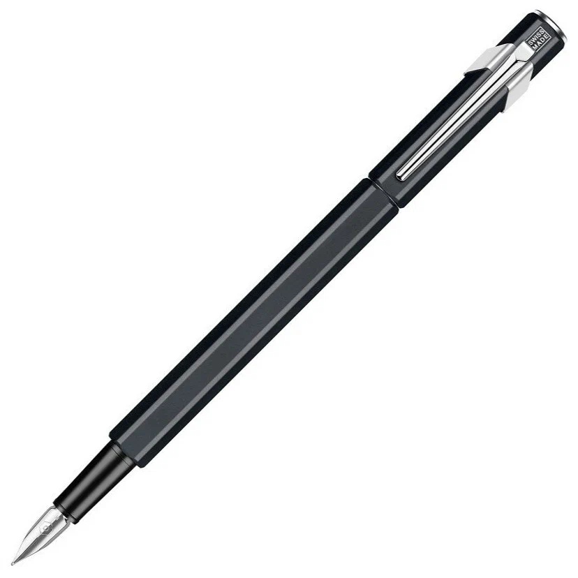 

Ручка перьевая Carandache Office 849 Classic 842.009 Matte Black EF ст.нерж. подар.кор.