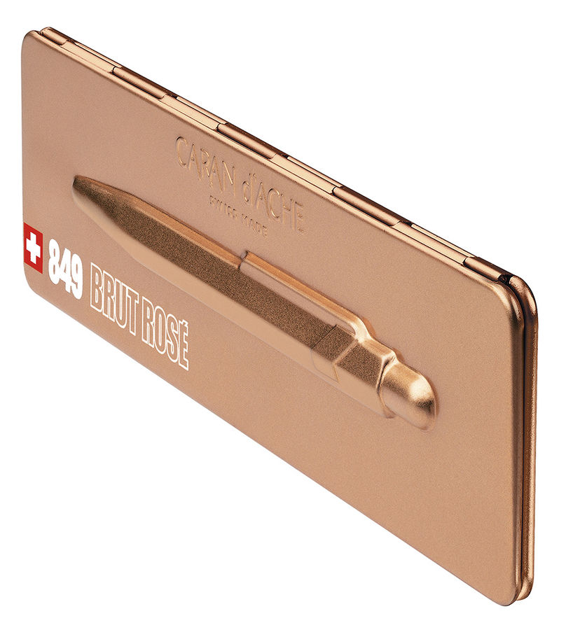 

Ручка шариковая Carandache Office Brute Rose 849.997 M синяя подар.кор.