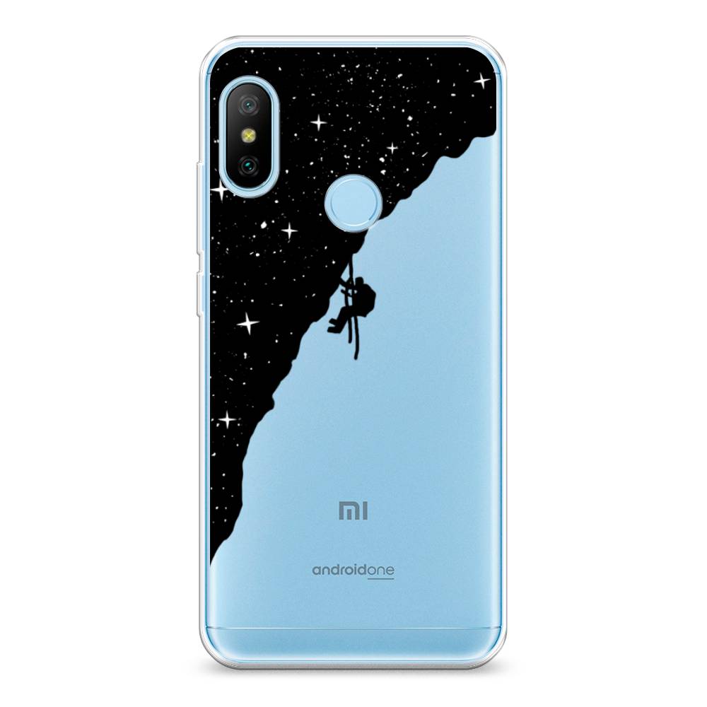 

Чехол Awog на Xiaomi Redmi 6 Pro/6 Plus/Mi A2 Lite "Скалолаз в космосе", Разноцветный, 34250-4