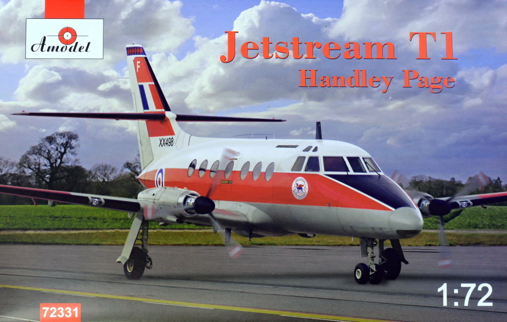 фото Сборная модель amodel 1/72 реактивный пассажирский самолет jetstream t1 72331