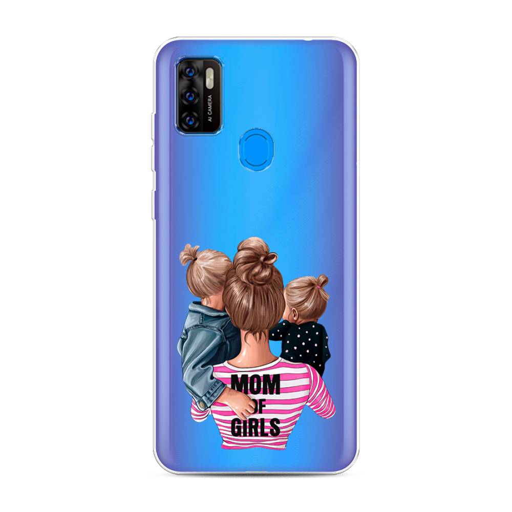 

Чехол Awog на ZTE Blade A7s 2020 / ЗТЕ Блэйд A7s 2020 "Mom of Girls", Разноцветный, 133950-6