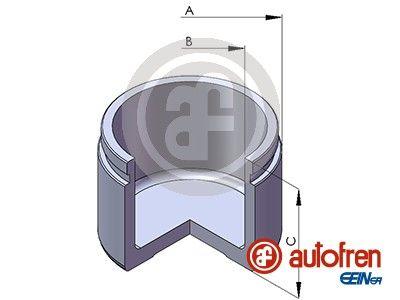 AUTOFREN 'D02595 Поршень тормозного суппорта | перед | D45  1шт