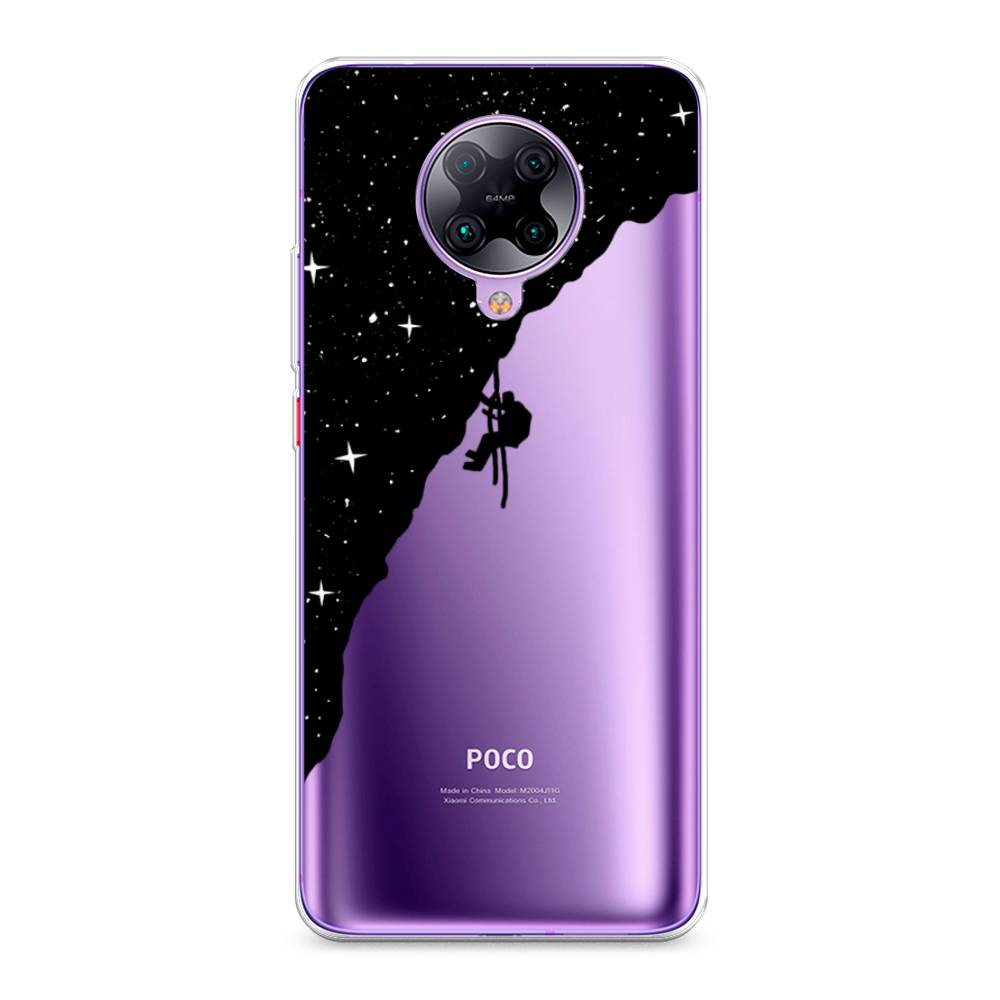 

Чехол Awog на Poco F2 Pro/Redmi K30 Pro "Скалолаз в космосе", Разноцветный, 37050-4