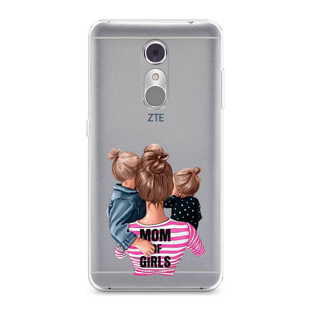 

Чехол Awog на ZTE Blade A910 / ЗТЕ Блэйд A910 "Mom of Girls", Разноцветный, 131850-6