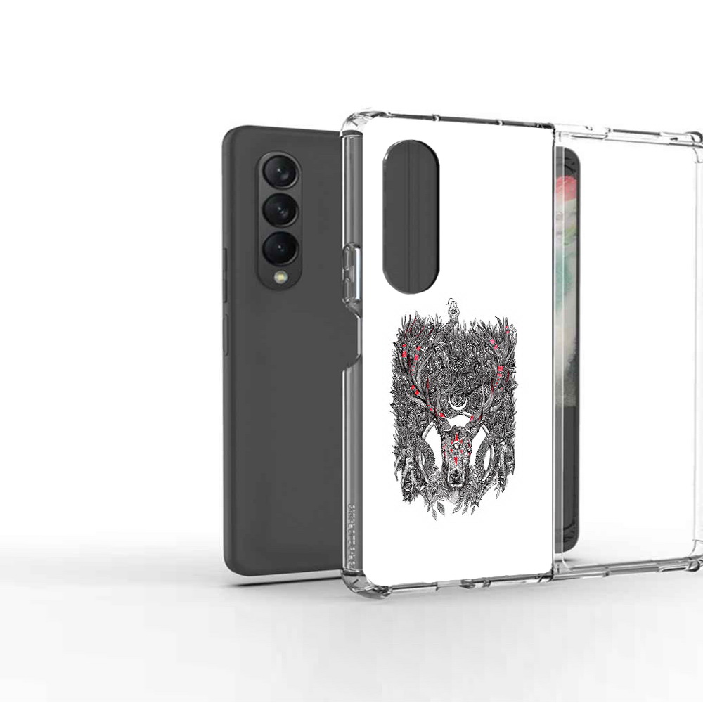 

Чехол MyPads Tocco для Samsung Galaxy Z Fold2 Дизайнерские_676, Прозрачный, Tocco