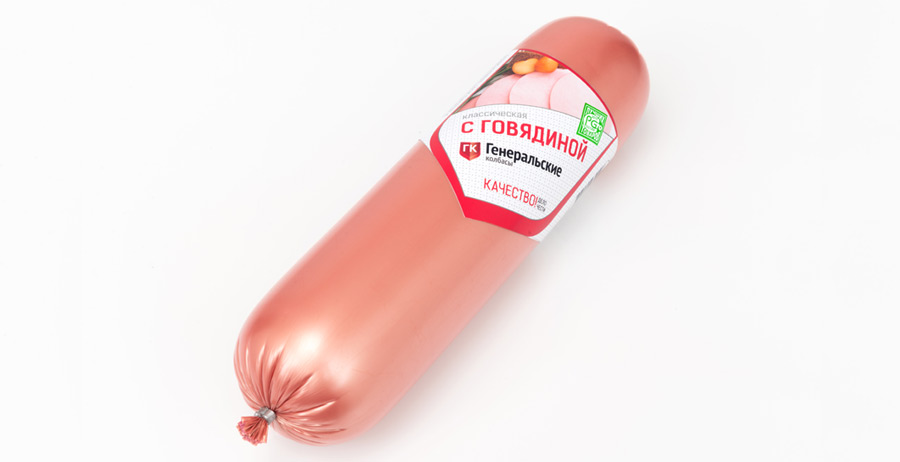 

Колбаса Генеральские колбасы Классическая с говядиной вареная -1 кг