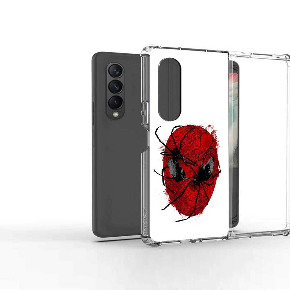 

Чехол MyPads Tocco для Samsung Galaxy Z Fold2 человек паук, Прозрачный, Tocco
