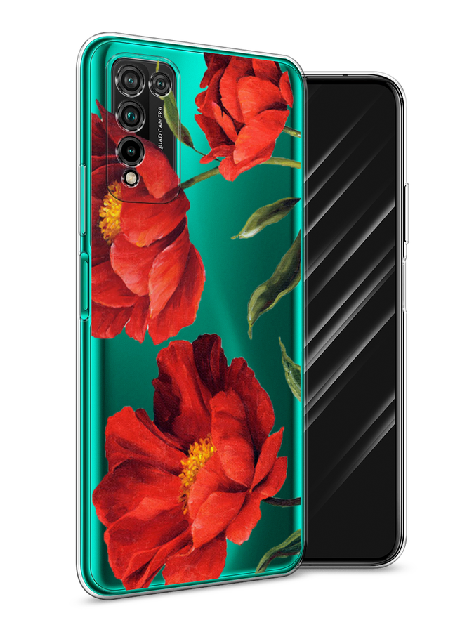 

Чехол Awog на Honor 10X Lite "Красные маки", Красный, 6104650-8