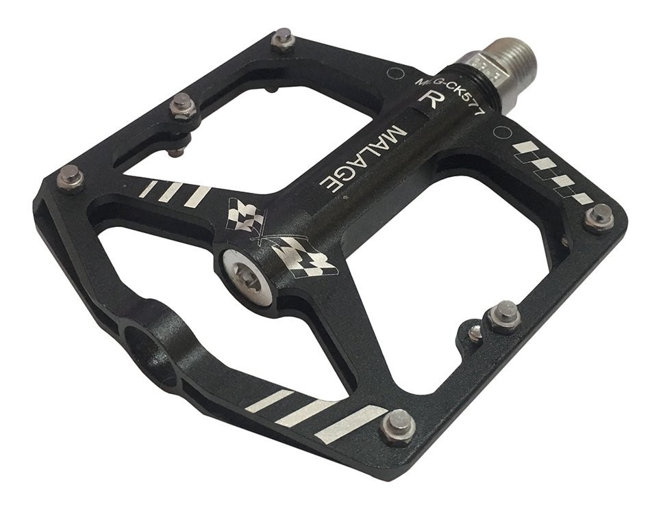 

Педали mlg-CK577алюминиевые CNC, 99х101х12мм, ось CrMo 9/16"-20TPI, 1 подшипник + 1 втулка, Черный, mlg-ck577