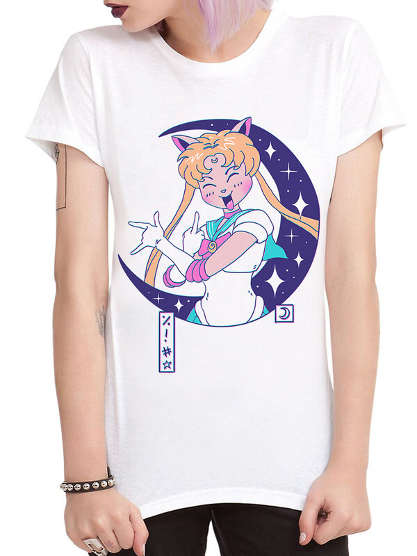 фото Футболка женская design heroes аниме сейлор мун - sailor moon белая 2xl