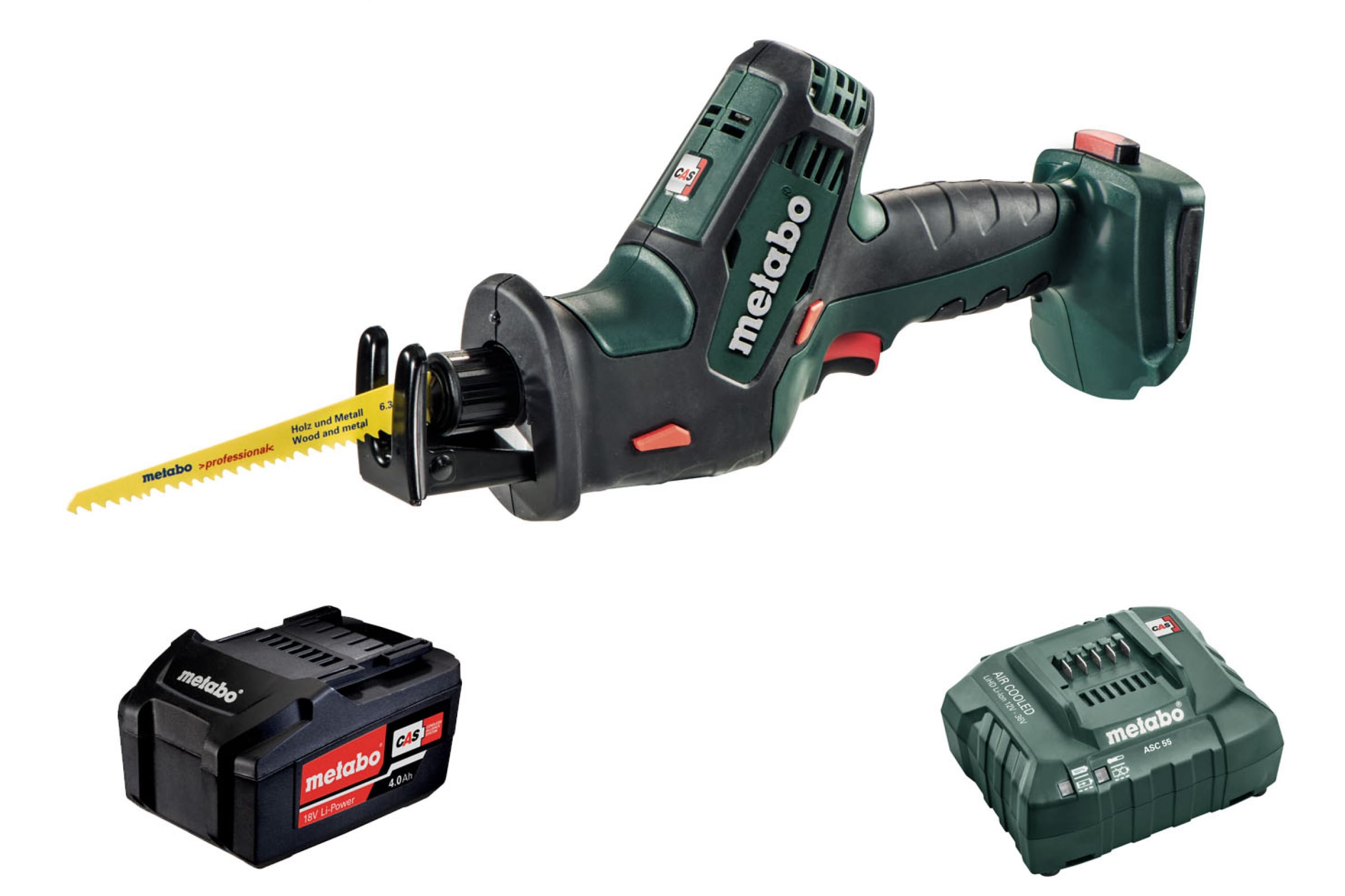 

Ножовка акк. Metabo SSE18LTXCompact +1х4,0 Ач+ЗУ ASC55