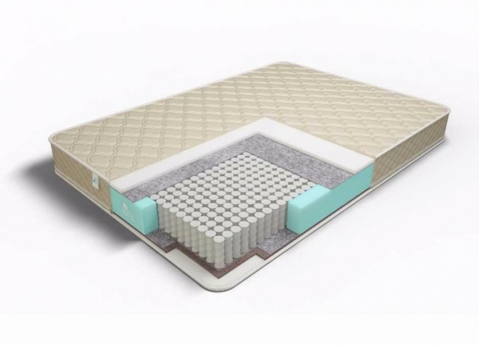 

Матрас Comfort Line Promo Eco Bi-Cocos+ S1000 110х175, Бежевый;белый;серый;серебристый, Promo Eco Bi-Cocos+ S1000