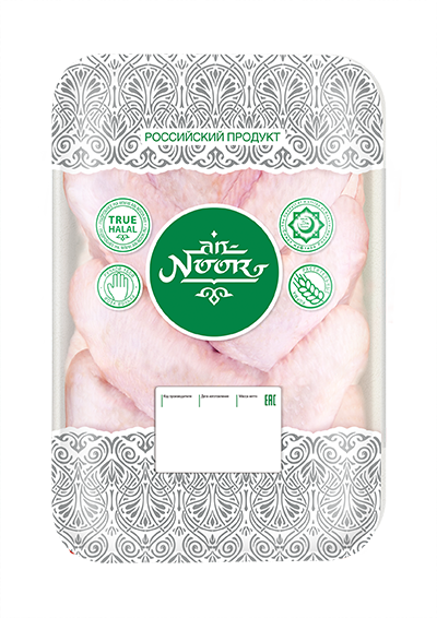 Крыло цыпленка-бройлера An-Noor Халяль охлажденное -1 кг