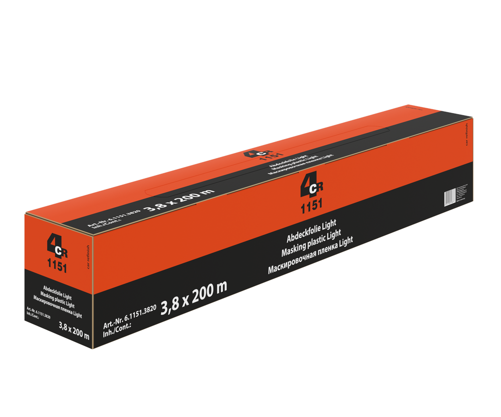 

Пленка маскировочная для покраски 4CR 1151 (4 х 200 м)