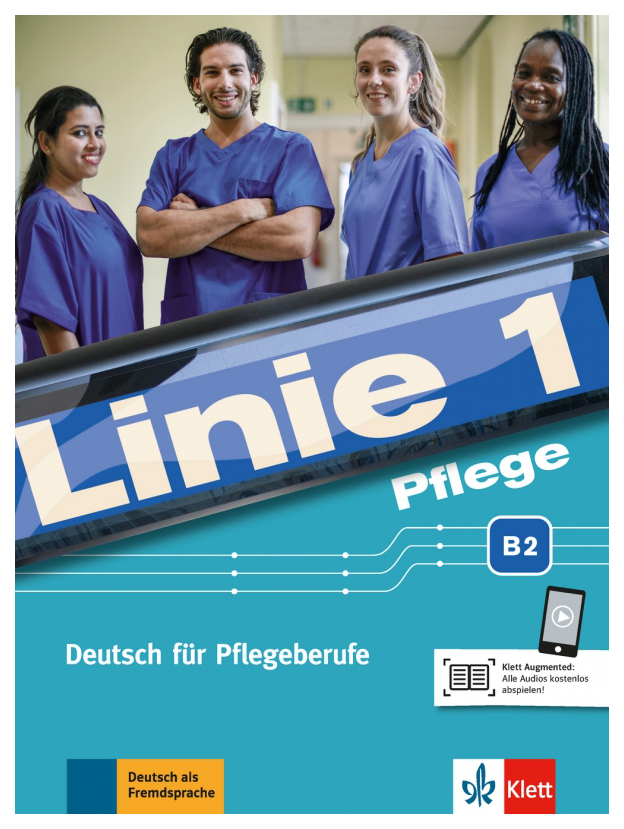 Linie 1 Pflege B2 Kurs- und bungsbuch mit Audios 4620₽