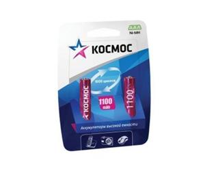 фото Аккумулятор космос kocr03nimh(1100mah) тип: aaa (lr03) (кол-во в уп. 2шт.)