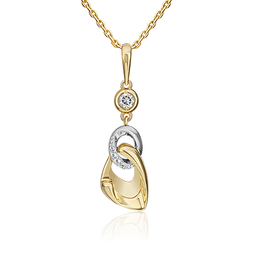фото Подвеска из золота с топазом platina jewelry 03-3294-00-201-1121_0