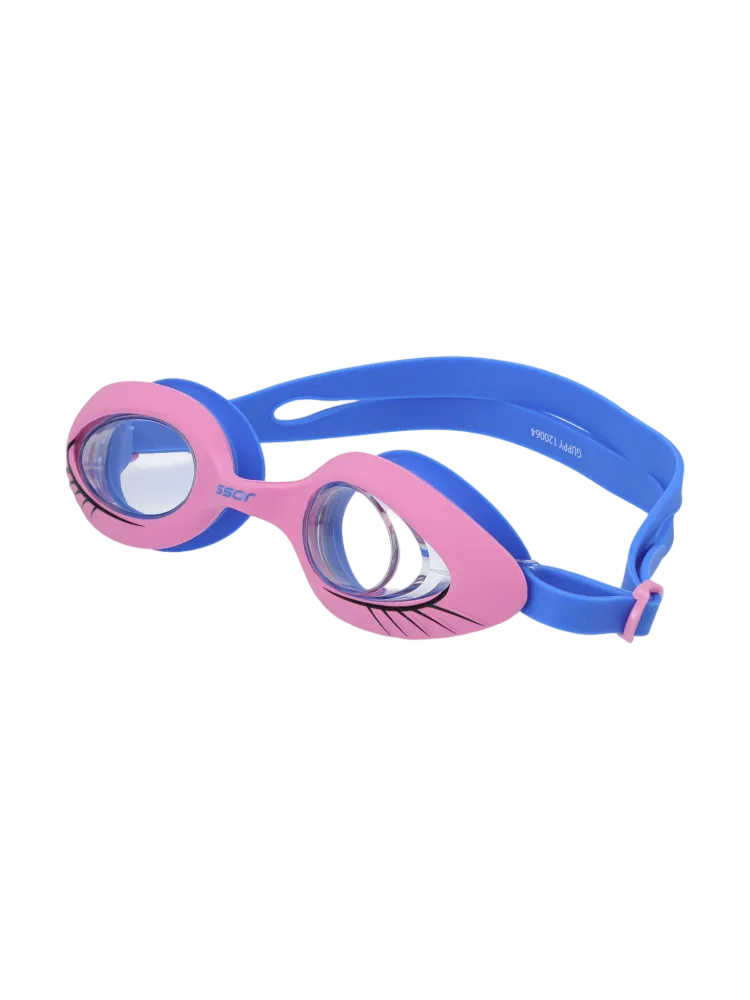 Очки для плавания детские Joss Guppy Kids' swimming goggles, raspberry/light blue