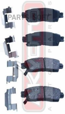 

Akyoto Akd-0883 Колодки Тормозные Дисковые Задние () 1Шт