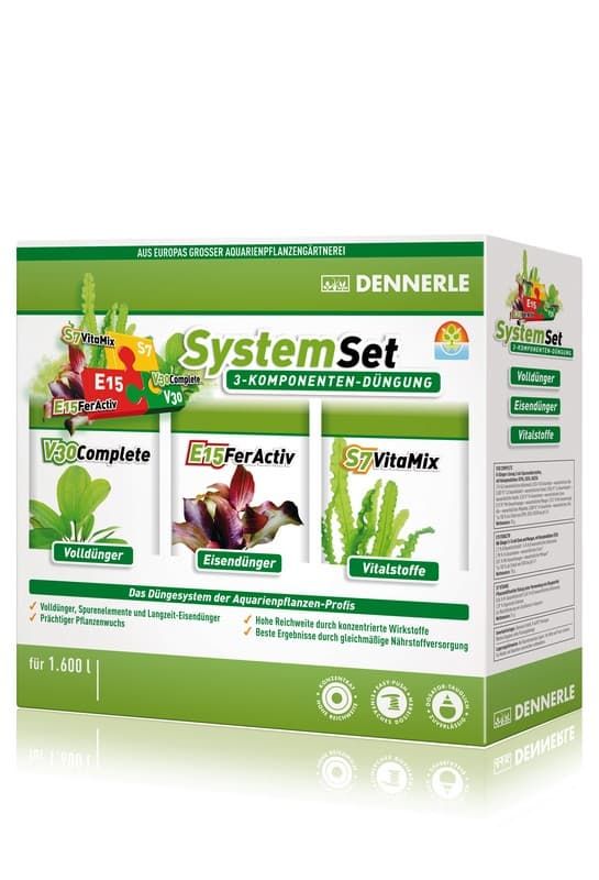 

Комплекс удобрений для аквариумных растений Dennerle SystemSet (E15, V30, S7), Den-4578