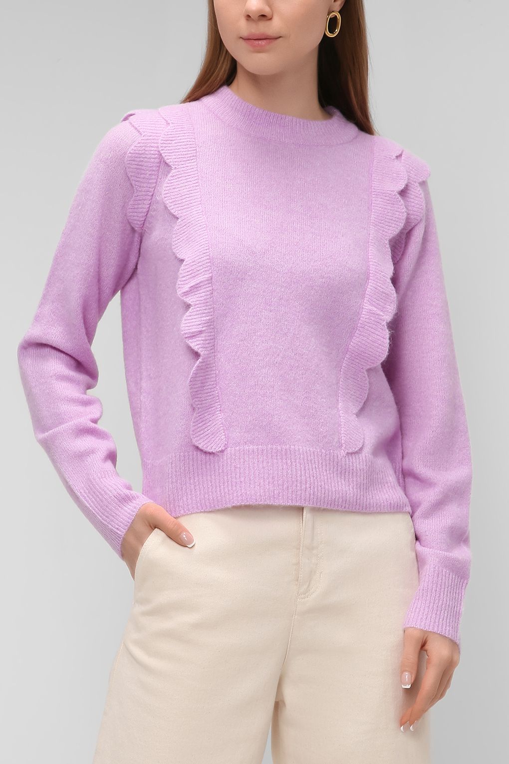 

Джемпер женский Vero Moda 10253236 фиолетовый M, 10253236
