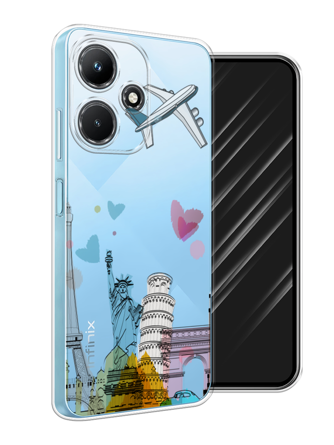 

Чехол Awog на Infinix Hot 30i "Самолет путешествий", 3104150-10