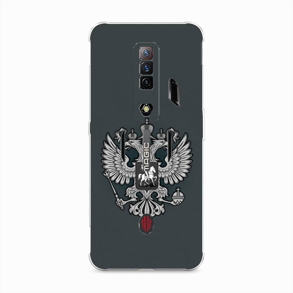 

Чехол Awog на ZTE Nubia Red Magic 7S / ЗТЕ Нубия Ред Мэджик 7С "Герб России серый", Разноцветный, 136350-5