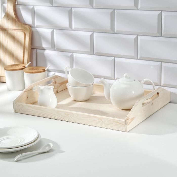 

Поднос Под роспись, 40x30x6,5 см