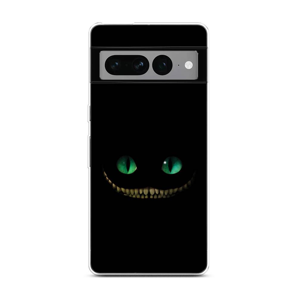 

Чехол Awog на Google Pixel 7 Pro "Зеленоглазый чеширский кот", Разноцветный