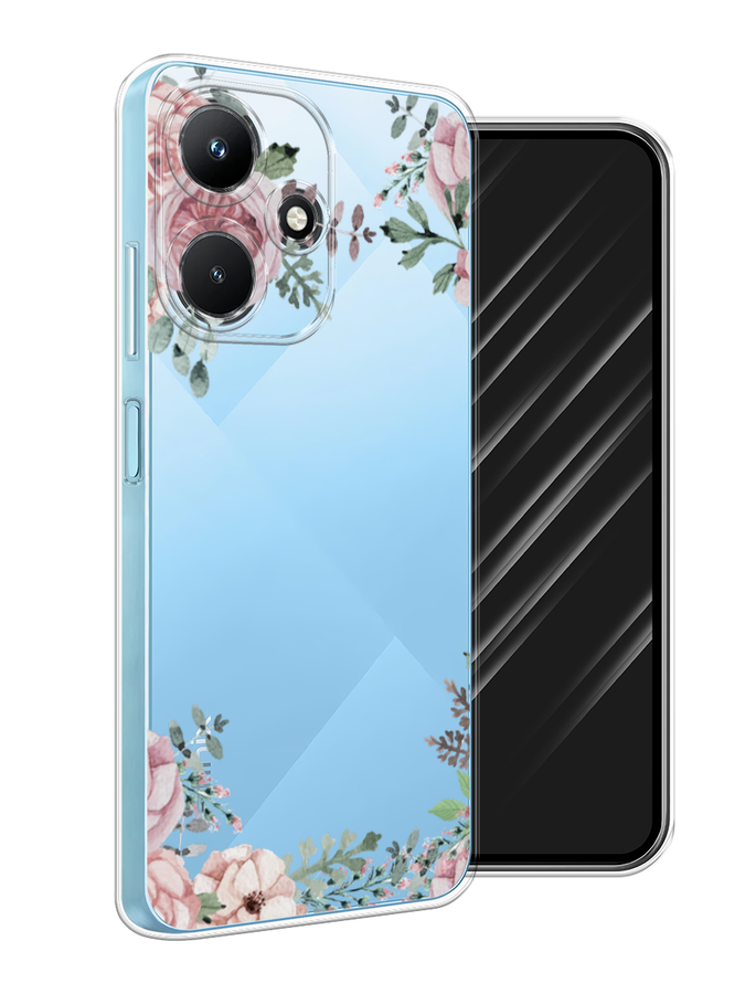 

Чехол Awog на Infinix Hot 30i "Нежные розы акварель", 3104150-8
