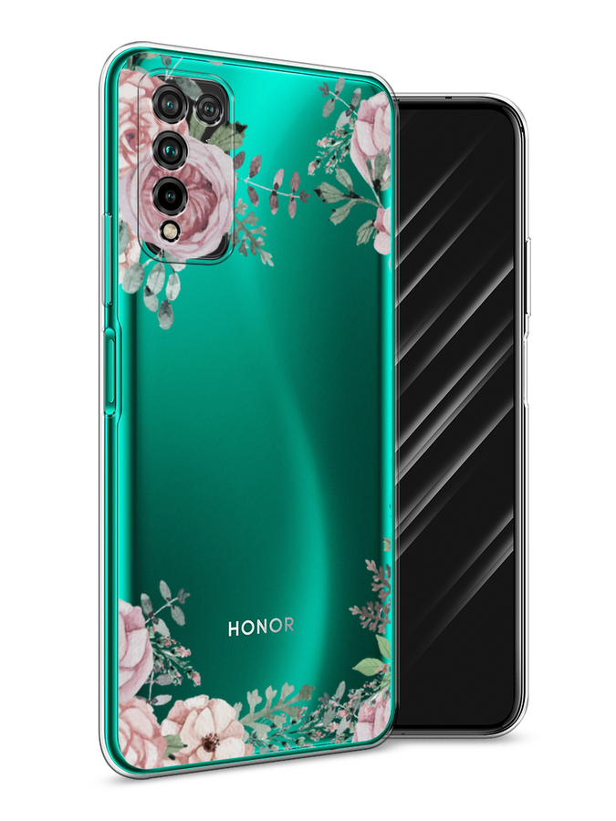

Чехол Awog на Honor 10X Lite "Нежные розы акварель", Прозрачный;розовый;зеленый, 6104650-8