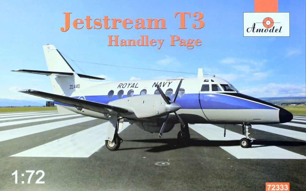 фото Сборная модель amodel 1/72 реактивный пассажирский самолет jetstream t3 72333